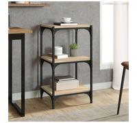 Book Cabinet Sonoma Oak 40x33x70.5cm Engineered Wood & Steel Industrial Storage