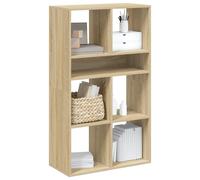 Book Cabinet Highboard Book Rack Display Storage Shelf Engineered Wood vidaXL