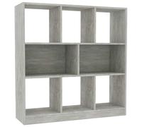 Book Cabinet with 8 Large Compartments Chipboard Cabinet Multi Colours vidaXL