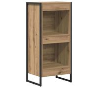 Book Cabinet with Storage Engineered Wood Rectangular Modern Shelve vidaXL