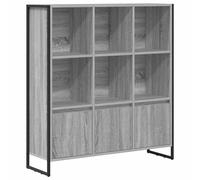 vidaXL Book Cabinet 2 pcs Grey Sonoma 99.5 x 30 x 108 cm