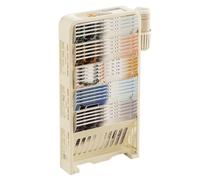 Book cartMobile Bookshelf, 5-Tier Removable Rolling Book Cart Storage Organizer Multicolor(White)