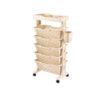 Book cartMobile Bookshelf, Rolling Book Cart 3-5 Tier(5 Tier)