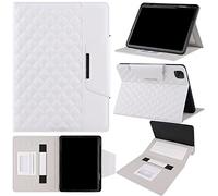 Book Case For iPad 10th Gen 10.9 inch 2022, MVRYCE Smart Stand Cover with Auto Wake/Sleep Card Slots PU Leather Magnetic Wallet Case Compatible with iPad 10 2022 10.9 inch (White)