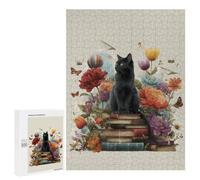 Book Cat Jigsaw Puzzle for Adults Wooden Puzzles Home Decor And Gifts 1000 PCS