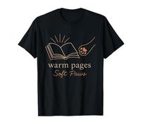 Book Cat Lady Introvert Quiet Time Cozy Reader Soft T-Shirt