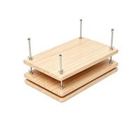 Book Clamp Bookbinding Press Document Press Page Press with Simple Tabletop Build and Rugged Metal Components for Uniform Pressure Suitable for Small, 29.5 X 19.5 Cm, Style to 2
