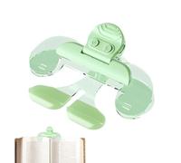 Book Clamps For Reading - Luminous Gripp-proof Portable Bookmarks | Reading Book Page Opening Clips - For Keynotes, Snacks, School, Home, Bookstore And Kitchen Use