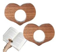 Book Clips, Thumb Clips, Page Clips, Book Clips, Page Holders for Books, Wooden Thumb Clips - A Gift for Book Lovers, Pack of 2
