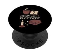 Book Club Babes Smut Gossip Wine Fiction Booktok Vibes PopSockets Adhesive PopGrip