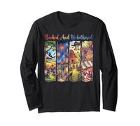 Book Club Booked and Unbothered Patriotic Reader Long Sleeve T-Shirt