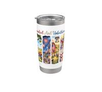 Book Club Booked and Unbothered Patriotic Reader Stainless Steel Insulated Tumbler