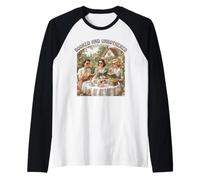 Book Club Booked and Unbothered Vintage Readers Raglan Baseball Tee