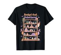 Book Club Booked and Unbothered Witchy Reader T-Shirt