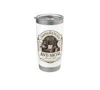 Book Club Reading Lover Bookworm Introvert Library Stainless Steel Insulated Tumbler