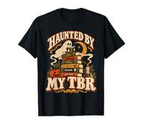 Book Collector Haunted By My TBR Fiction Reading Writer Value Graphic T-Shirt