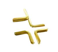 Book Corner Protector, 50/100pcs Gold Metal Book Corner Protector Photo Album Corners(50pcs)