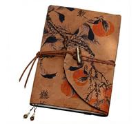 Book Cover A5 A6 Silk Sleeve with Bonus Notebook Persimmon Calligraphy Art Bible Case Heritage(Triple fold,A5)