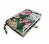 Book Cover, Fabric Novel for Adult for Paperback, Flower Spring Pattern, Cloth Washable Book Protector - Padded Case Sleeve Bag, 5.5 x 8.2 x 1.6