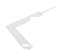 Book Cover Guide, 5 In 1 Bookbinding Kit, Bookbinding Ruler, Metal Book Binding Cover Tool for Journal, Album, Planner, Calendar
