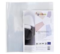 Book Cover Rolls GIMBOO With Selfadhesive Stripe 25x46cm 10 Pcs Transparent/School Supplies/Type-Self-adhesive Edges, Sheets/Material-PP/Colour-Transparent/Thickness (mm)-90
