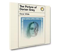 Book Cover The Picture of Dorian Grey Oscar Wilde Canvas Print | Gallery Wrapped 30mm Frame Wall Art | 14x14 inches | Ready to Hang | Modern Picture | Living Room Bedroom Lounge Office