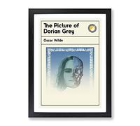 Book Cover The Picture Of Dorian Grey Oscar Wilde Modern Framed Print | A2 Black Framed Wall Art | Ready to Hang | Modern Nature Picture | Living Room Bedroom Lounge Office
