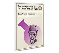 Book Cover The Strange Case Of Dr Jekyll And Mr Hyde Canvas Print for Living Room Bedroom Home Office Décor, Wall Art Picture Ready to Hang, 30 x 20 Inch (76 x 50 cm)