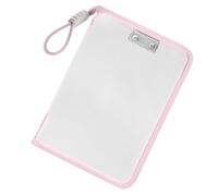 Book cover with zip, transparent pocket for books in the classroom, protective cover for school materials, documents and files, notebooks and planners for students, teachers, children, adults and