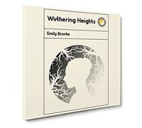 Book Cover Wuthering Heights Emily Bronte Canvas Print | Gallery Wrapped 30mm Frame Wall Art | 20x20 inches | Ready to Hang | Modern Picture | Living Room Bedroom Lounge Office
