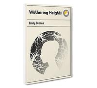 Book Cover Wuthering Heights Emily Bronte Canvas Print | Gallery Wrapped 30mm Frame Wall Art | 30x20 inches | Ready to Hang | Modern Picture | Living Room Bedroom Lounge Office