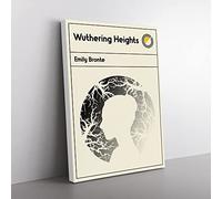 Book Cover Wuthering Heights Emily Bronte Canvas Wall Art Print 20x14 Inch