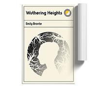 Book Cover Wuthering Heights Emily Bronte Unframed Print for Living Room Bedroom Home Office Décor, Wall Art Picture, A1 (59.4 x 84.1 cm)