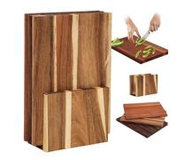 Book Cutting Board Set, Scratch Resistant Cheese Chopping Mat Book Cutting Board for Charcuterie Steak Fruits Vegetable Serving