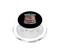 Book Dad Books Are My Love Language Reading PopSockets PopGrip for MagSafe