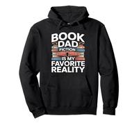 Book Dad Fiction Is My Favorite Reality Reading Pullover Hoodie