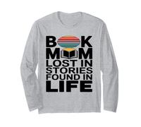 Book Dad Lost in Stories Found in Life Reader Long Sleeve T-Shirt