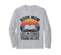 Book Dad Lost in Stories Found in Life Reader Long Sleeve T-Shirt