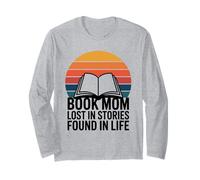 Book Dad Lost in Stories Found in Life Reader Long Sleeve T-Shirt