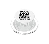 Book Dad Lost In Stories Found In Life Reader PopSockets PopGrip for MagSafe
