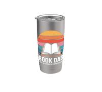 Book Dad Lost in Stories Found in Life Reader Stainless Steel Insulated Tumbler