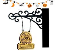 Book Decor, Book Lover Hangable Sign, Organized Visual Appeal, Wall Art Accessory For Bookworms, Rustic Reader Decoration For Home, Classroom, Halloween, Librarians, 8.27x7.48 Inches