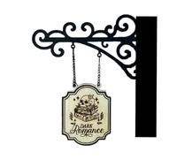 Book Decor for Shelf - Book Lover Hangable | Aesthetic Book Readers | Book Corner Decor | 21x19cm Iron + Wood Material Bookworm Accessories A Xesary Hanging