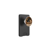 Book Dragon Black Dragon Cozy Library Candle Moon Reading PopSockets PopWallet for MagSafe