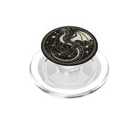 Book Dragon Librarian Bookish Fantasy Reader PopSockets PopGrip for MagSafe