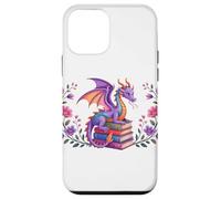 Book Dragon Reading Books Dragons Bookish Floral Book Lover Case for iPhone 12 mini