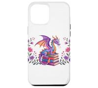 Book Dragon Reading Books Dragons Bookish Floral Book Lover Case for iPhone 12 Pro Max