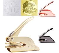 Book Embosser Personalised, Custom Embosser from The Library of Stamp Customised Stamp for Wedding Invitation, Notary Seal Labels