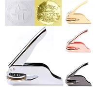 Book Embosser Personalised, Custom Embosser from The Library of Stamp Customised Stamp for Wedding Invitation, Notary Seal Labels