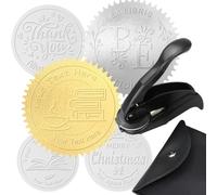 Book Embosser Personalised Embossed Stamps Custom Book Stamp for Libraries with Name Customised Personal Seal Book Offices Envelopes Invitations Gifts